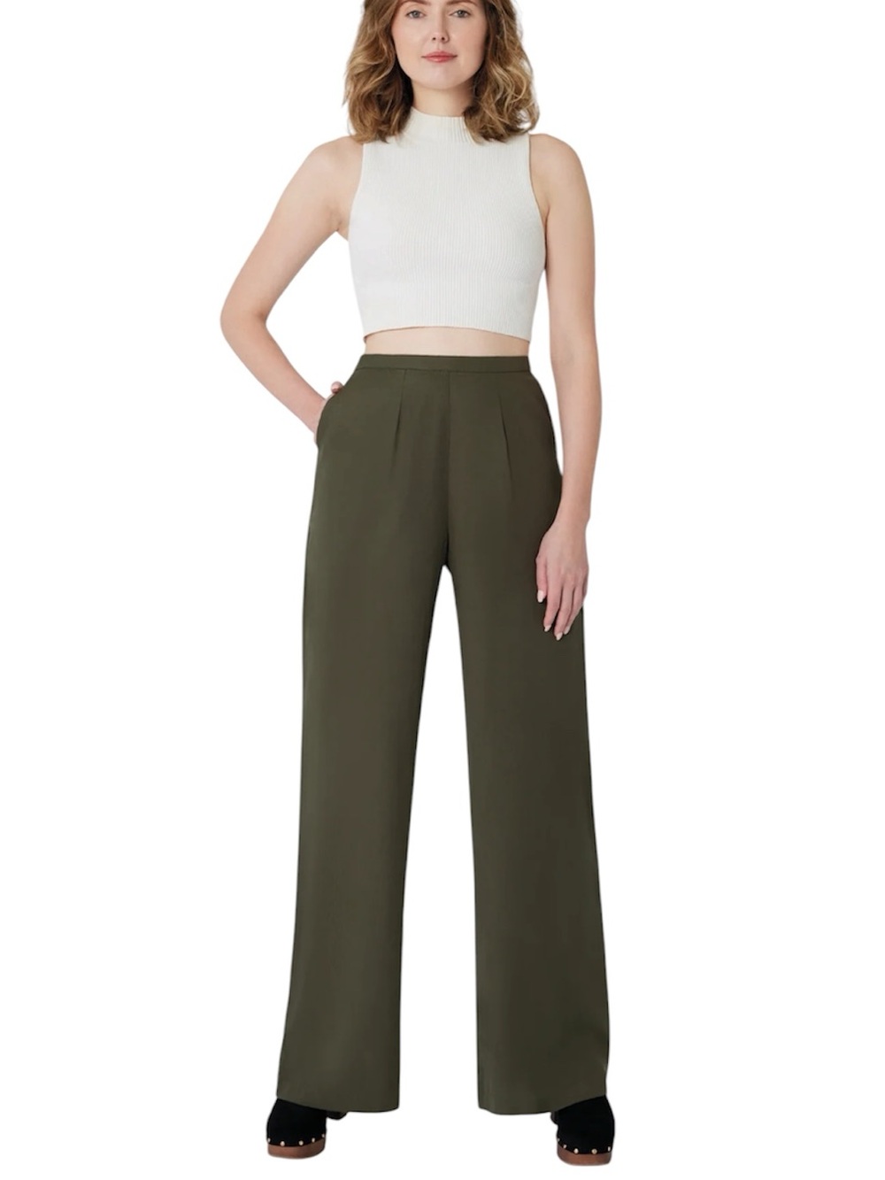 Aam The Label Wide Leg Pants